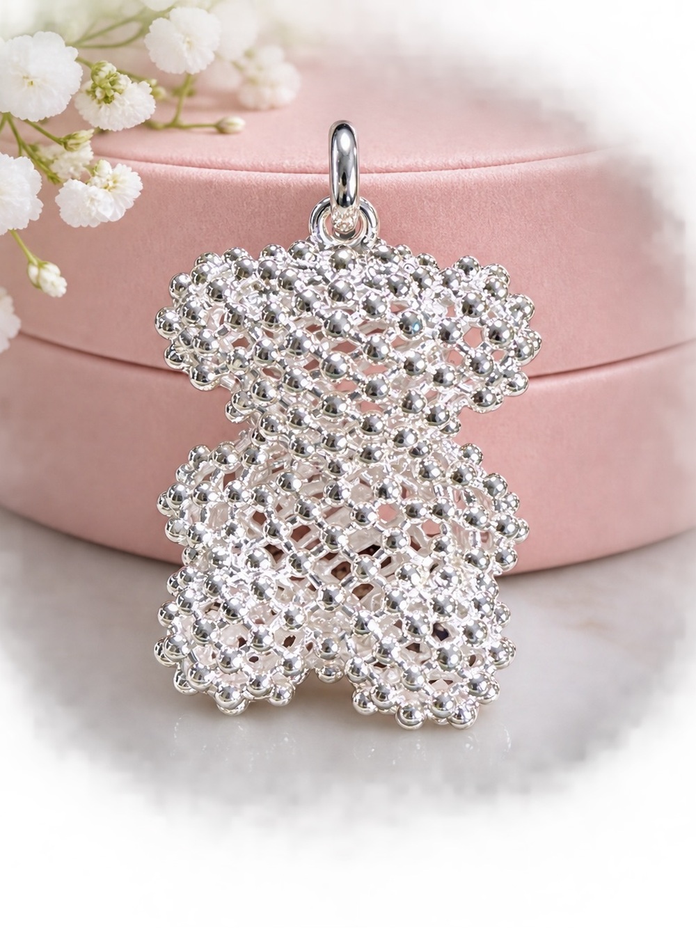 GUMBO Exaggerated Statement pendant in sterling silver 1pcs
